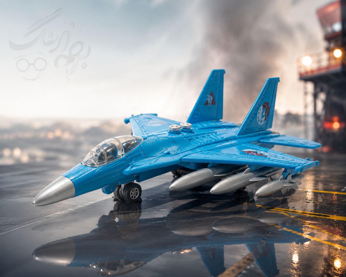 ماکت فلزی جنگنده F-16